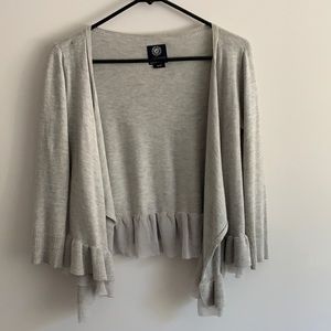 Ruffle Trim Cardigan